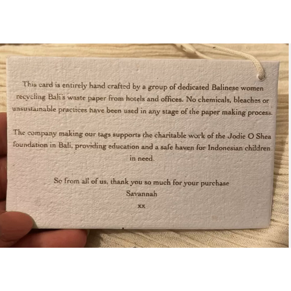 Savannah Morrow Summer Top in Cream Bandeau Crop Top NWT Medium - Picture 8 of 12